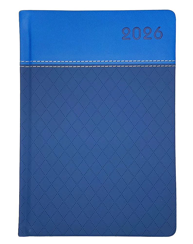 Agenda Ejecutiva 2026 para Planificación Anual,  Tapizado Azul - Pointer AG-2026-49