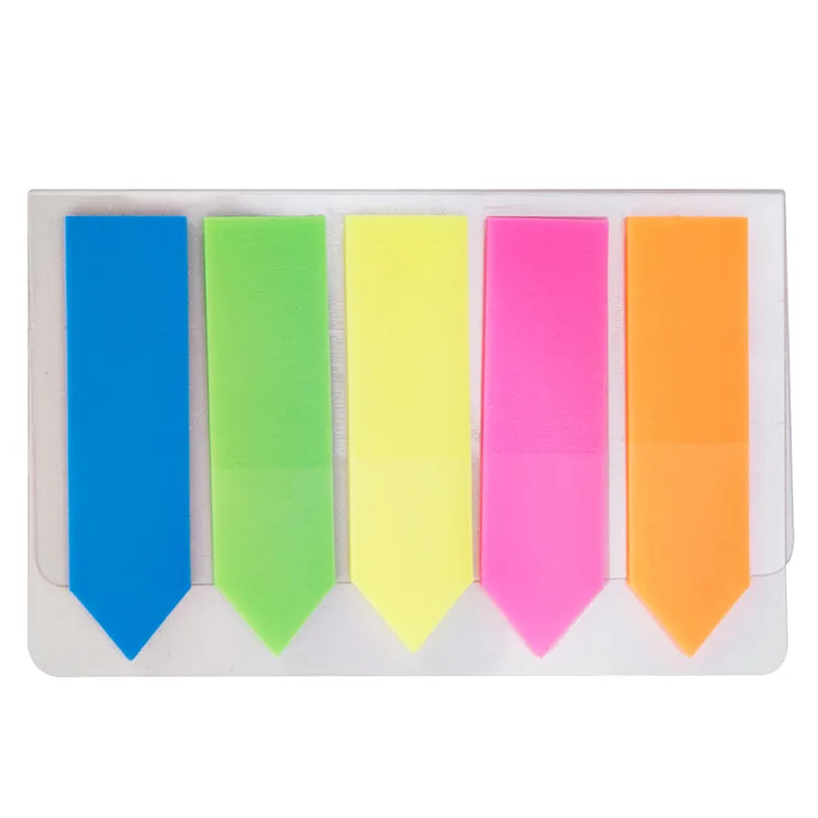 Nota Adhesiva (Post-it) Identificador Banderita, 5 Colores