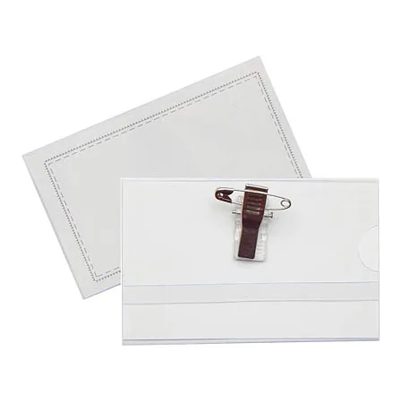 Porta Carnet para Gafete con Broche 3 x 2 Horizontal T-CON1